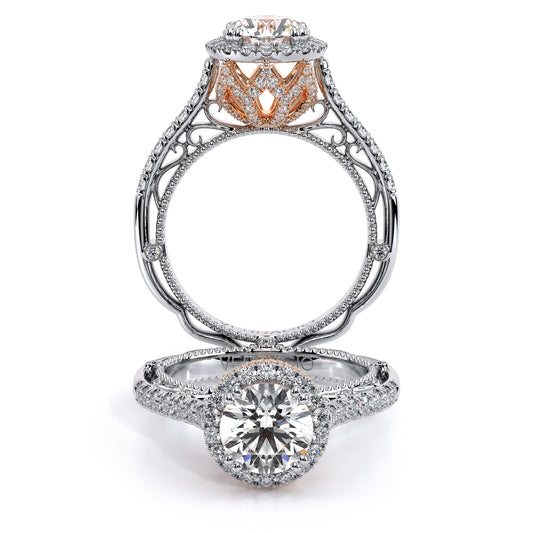 Verragio Halo Round Engagement Ring