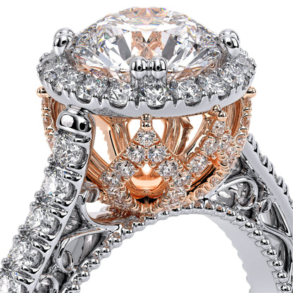 Verragio Halo Round Engagement Ring