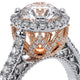 Verragio Halo Round Engagement Ring