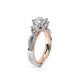Verragio Three-Stone Round Engagement Ring