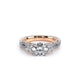Verragio Three-Stone Round Engagement Ring
