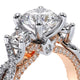 Verragio Three-Stone Round Engagement Ring