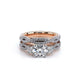 Verragio Three-Stone Round Engagement Ring