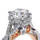 Verragio Halo Round Engagement Ring