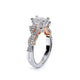 Verragio Three-Stone Emerald Engagement Ring