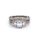Verragio Three-Stone Emerald Engagement Ring