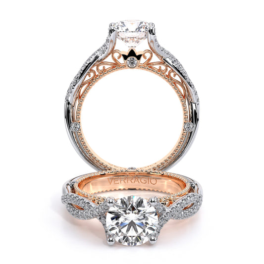 Verragio Vintage Round Engagement Ring