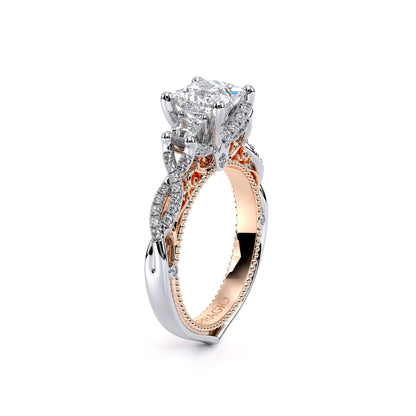 Verragio Three-Stone Princess Engagement Ring