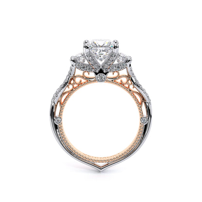 Verragio Three-Stone Princess Engagement Ring