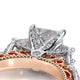 Verragio Three-Stone Princess Engagement Ring