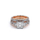 Verragio Three-Stone Princess Engagement Ring