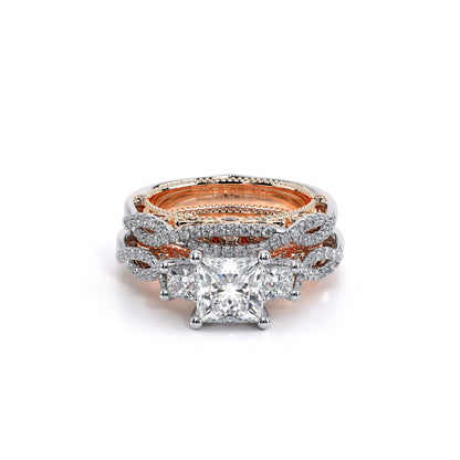 Verragio Three-Stone Princess Engagement Ring