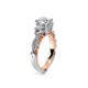 Verragio Three-Stone Round Engagement Ring