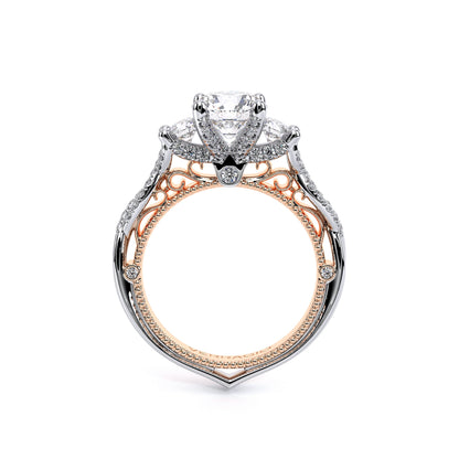 Verragio Three-Stone Round Engagement Ring