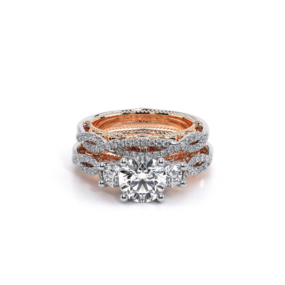 Verragio Three-Stone Round Engagement Ring