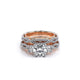 Verragio Three-Stone Round Engagement Ring