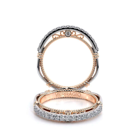 Verragio Halo Round Wedding Band