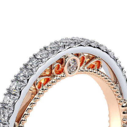 Verragio Halo Round Wedding Band