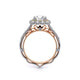Verragio Halo Cushion Engagement Ring