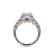 Verragio Pave Oval Engagement Ring