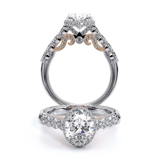 Verragio Pave Oval Engagement Ring