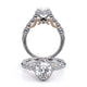 Verragio Pave Oval Engagement Ring