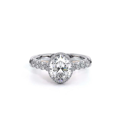 Verragio Pave Oval Engagement Ring