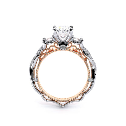 Verragio Three-Stone Oval Engagement Ring