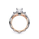Verragio Three-Stone Oval Engagement Ring