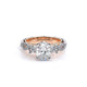 Verragio Three-Stone Oval Engagement Ring