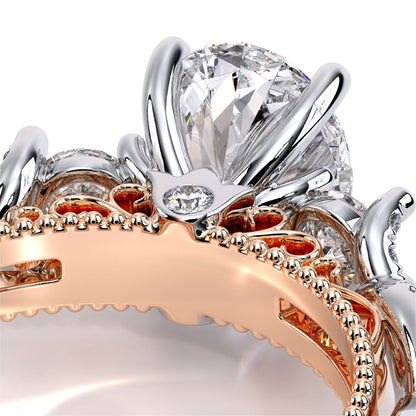Verragio Three-Stone Oval Engagement Ring