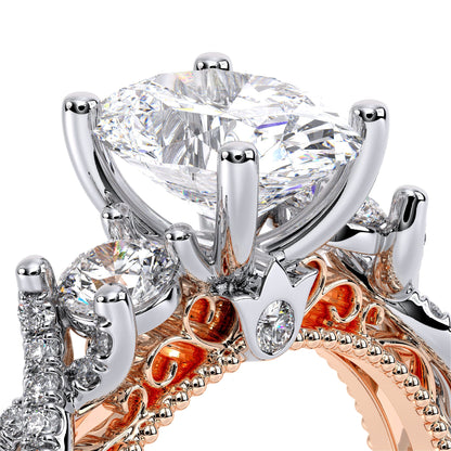 Verragio Three-Stone Oval Engagement Ring