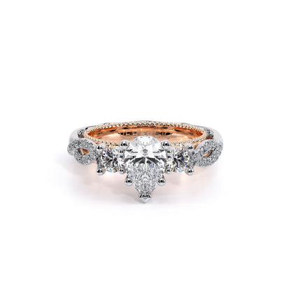 Verragio Three-Stone Pear Engagement Ring