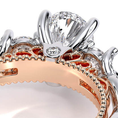 Verragio Three-Stone Pear Engagement Ring
