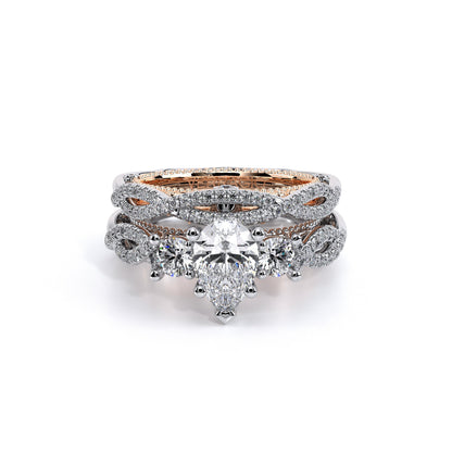 Verragio Three-Stone Pear Engagement Ring
