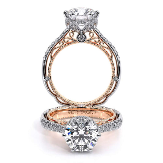 Verragio Pave Round Engagement Ring