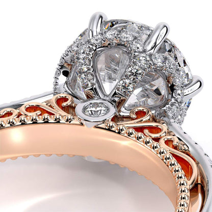 Verragio Pave Round Engagement Ring