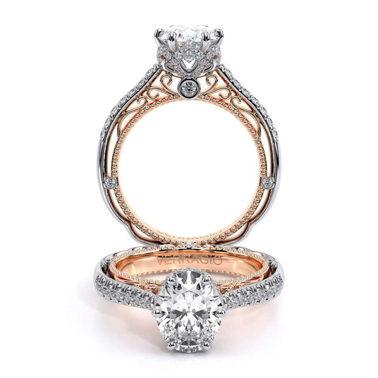Verragio Pave Oval Engagement Ring