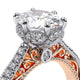 Verragio Pave Oval Engagement Ring