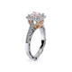 Verragio Halo Princess Engagement Ring