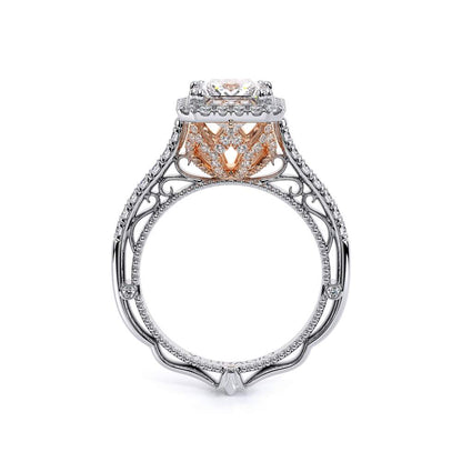 Verragio Halo Princess Engagement Ring