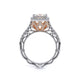 Verragio Halo Princess Engagement Ring