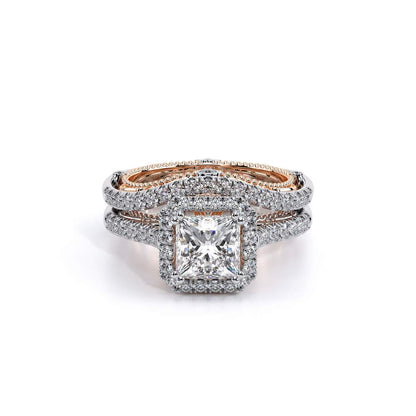 Verragio Halo Princess Engagement Ring