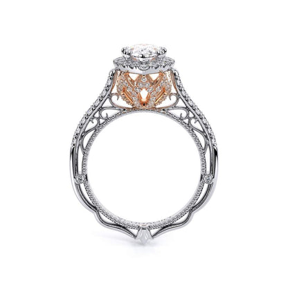 Verragio Halo Pear Engagement Ring