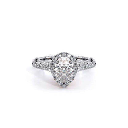 Verragio Halo Pear Engagement Ring