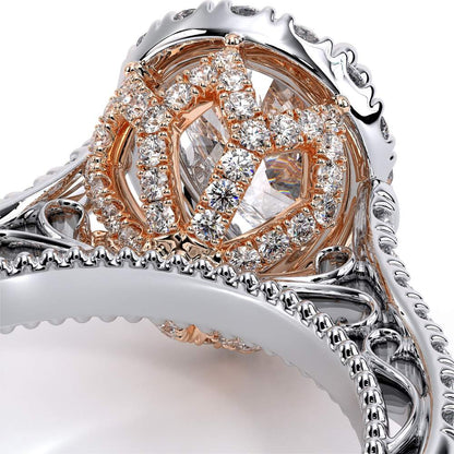 Verragio Halo Pear Engagement Ring