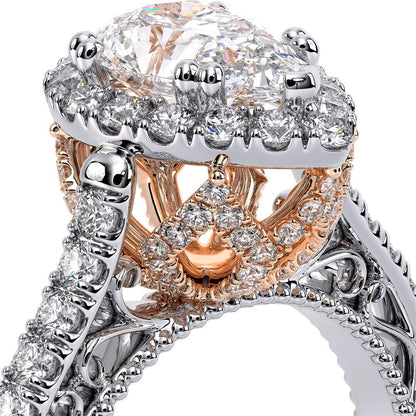 Verragio Halo Pear Engagement Ring