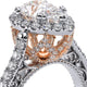 Verragio Halo Pear Engagement Ring