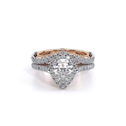 Verragio Halo Pear Engagement Ring