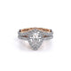Verragio Halo Pear Engagement Ring